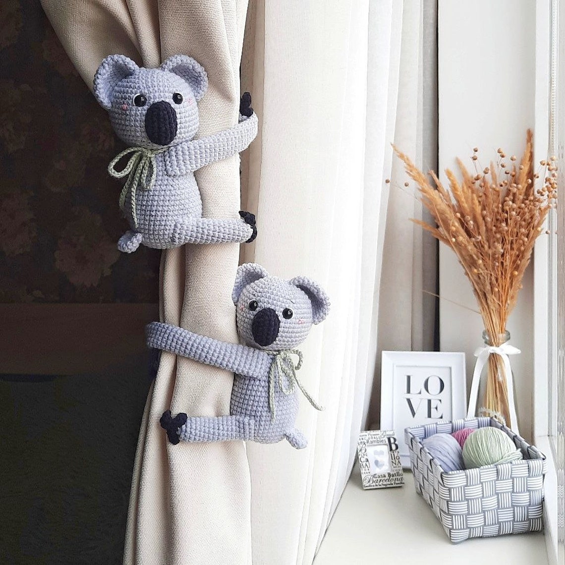 Giraffe Curtain Tie Back Safari Nursery Decor Neutral Safari Etsy