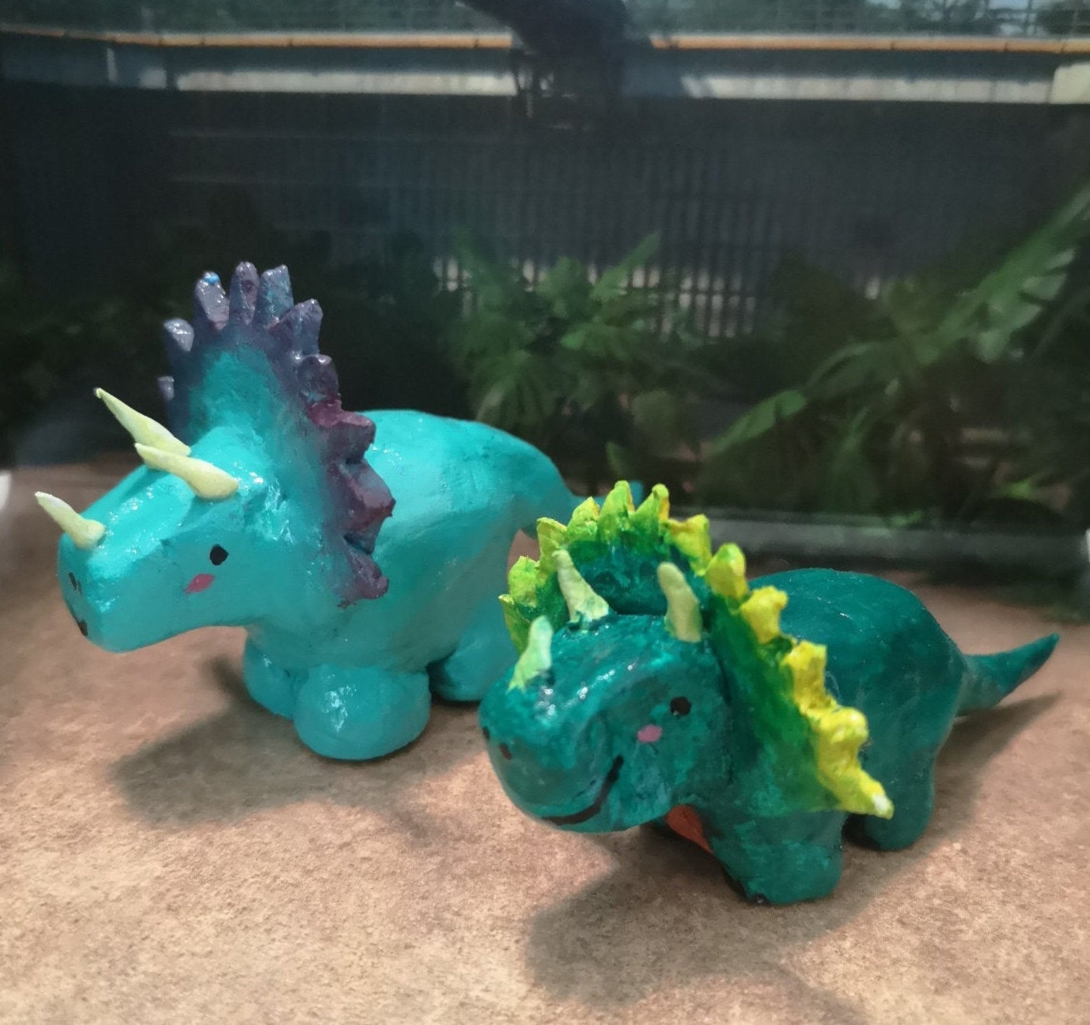 triceratops clay