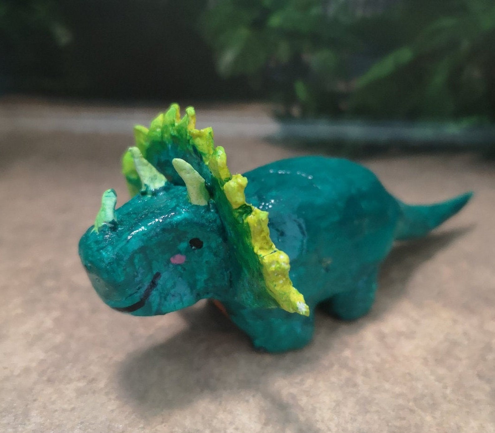 triceratops clay