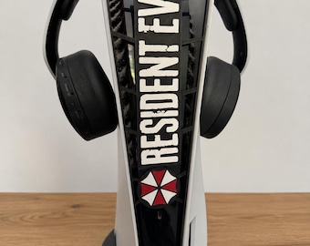 Resident Evil PlayStation 5 Front Plate Accessory - PS5 mods - custom
