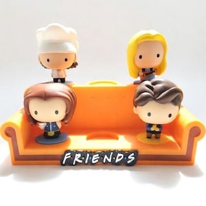 Friends sofa display for McDonalds toy figurines,  couch display, maccies, 3d printed McDonald friends sofa
