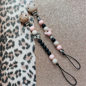 Disney Minnie Mickey Mouse Pacifier Clip