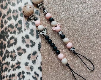 Disney Minnie Mickey Mouse Pacifier Clip