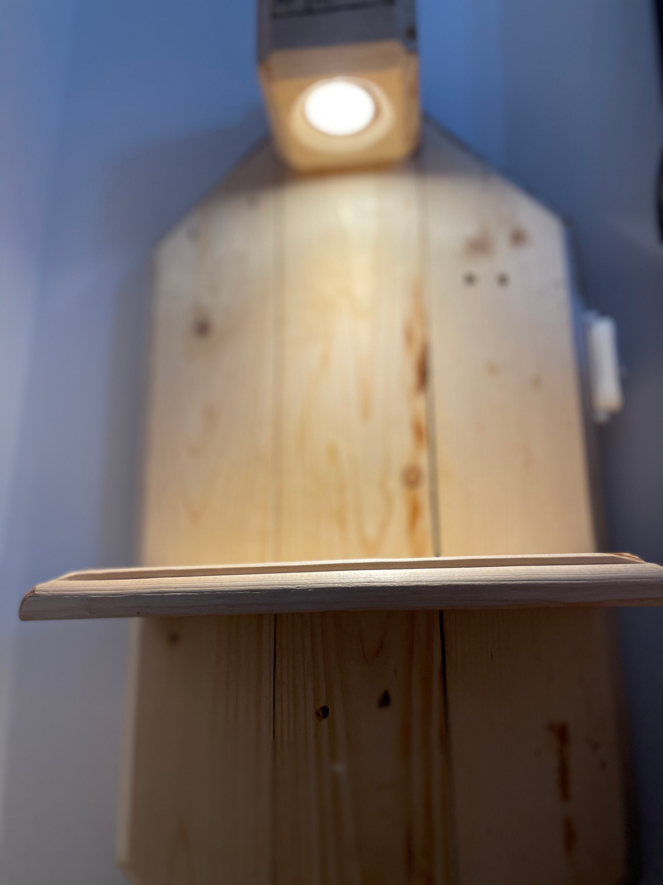 MESITA DE NOCHE DE MADERA | Etsy