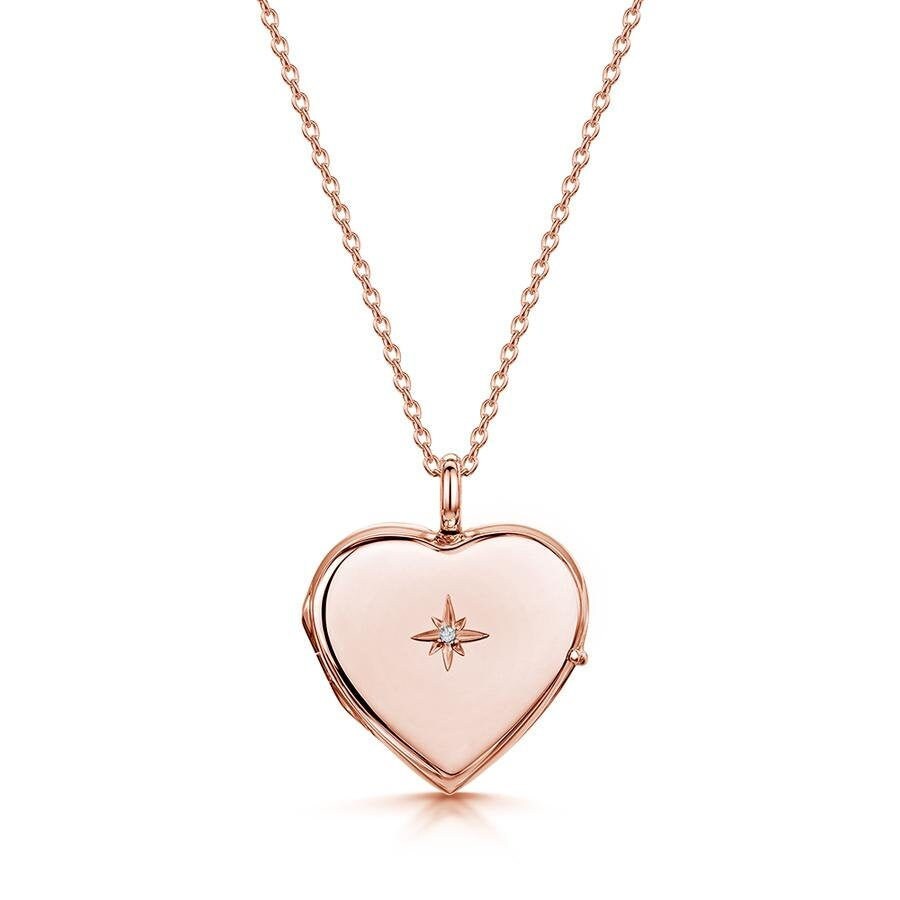 Locket rose gold discount