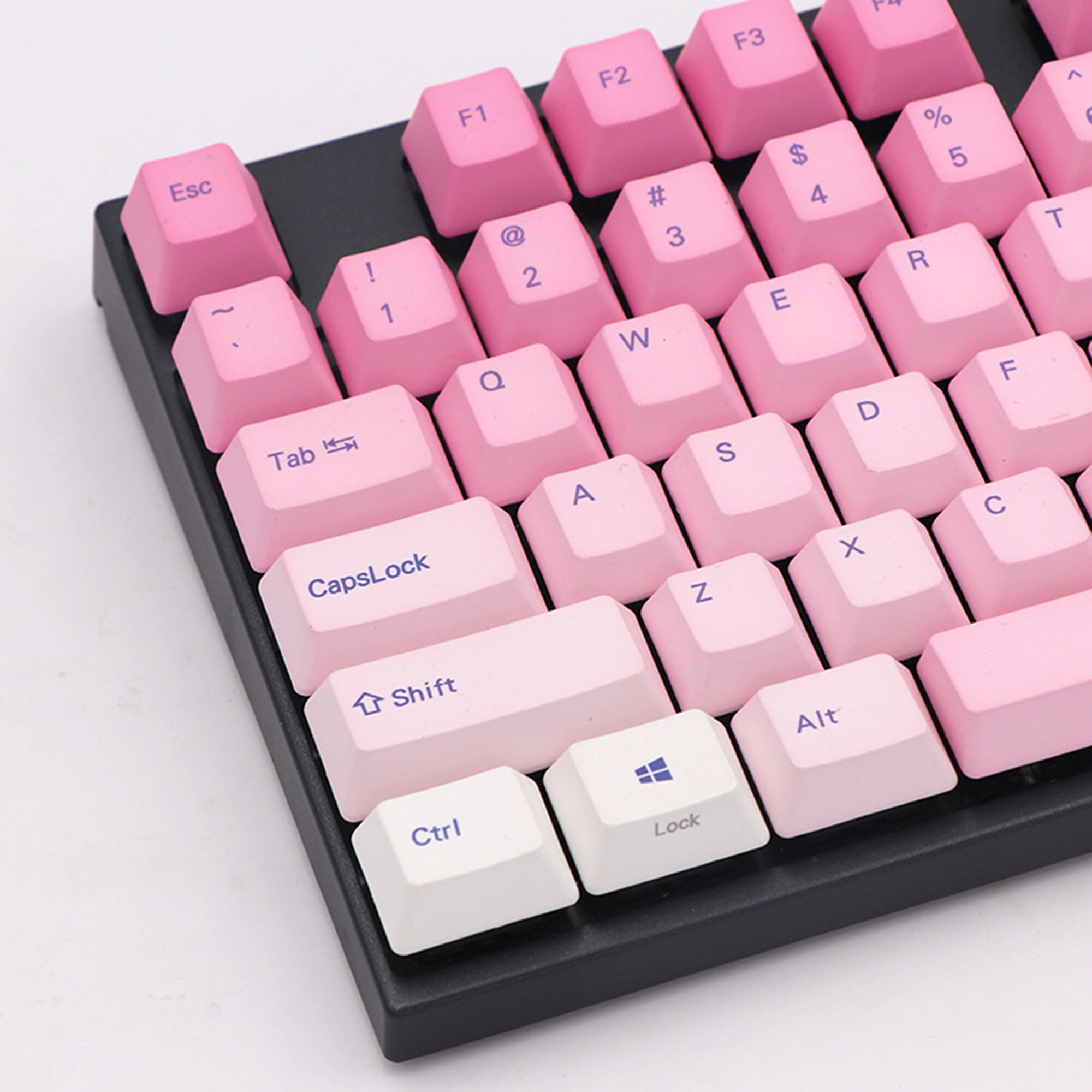 Pink Keycap Set Cherry Profile Artisan Keycaps 87 104 MX Etsy