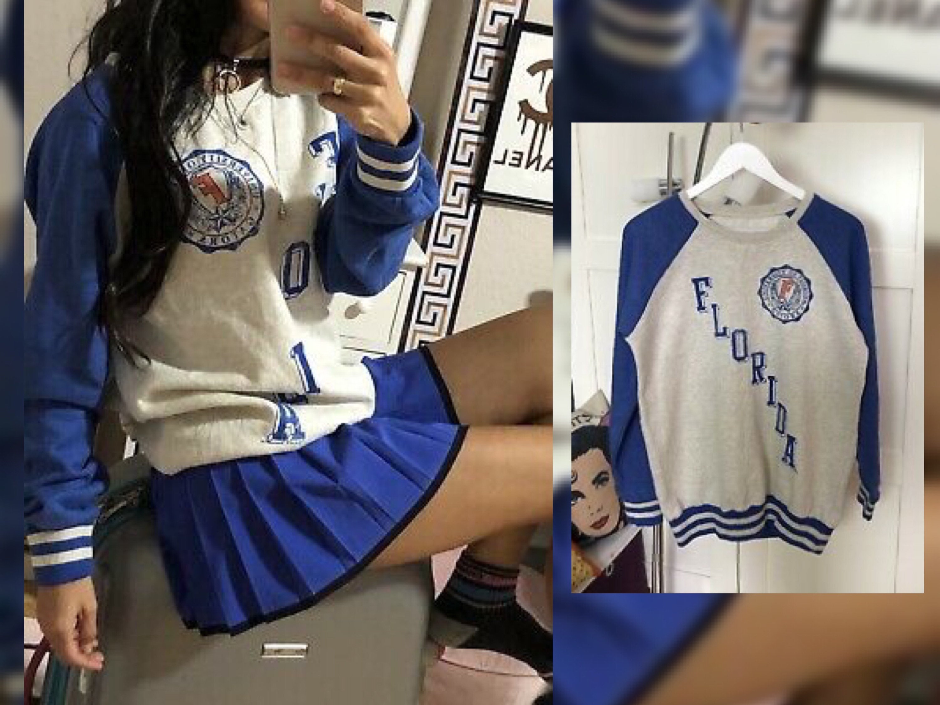 Suéter universitario sudadera vintage retro Etsy