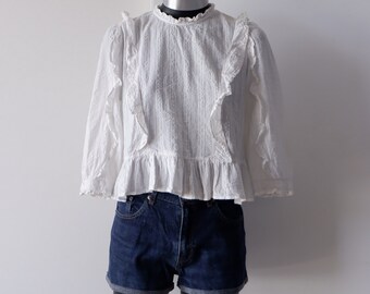 Vintage 90s Women&#39;s Blue Denim High-Waisted Shorts, XS-S Daisy Dukes, Summer Jean Shorts, Made in Germany