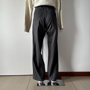 Vintage Y2K Wrangler Gray Medium Waist Pants, Size W33, Unisex, Straight Leg Jeans with Regular Fit, Minimalist Cotton Trousers