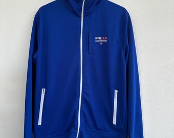 Vintage Jack & Jones Blue Sweatshirt, Men&#39;s Sports Jacket, Tracksuit Jacket, Full Zip Jacket for Men, Urban Clothing for Men