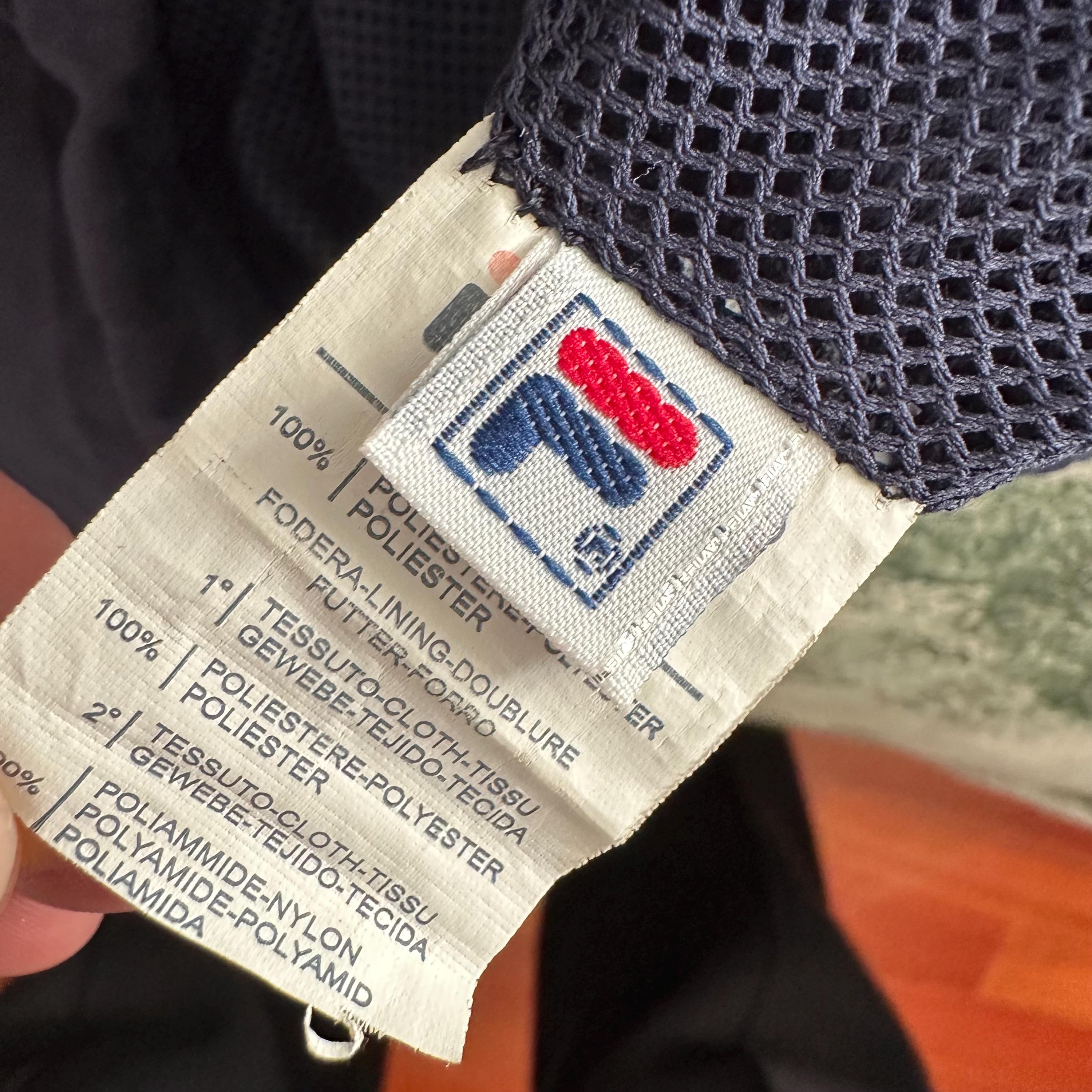 Vintage Fila Blue Jacket With Large Front Logo, Unisex