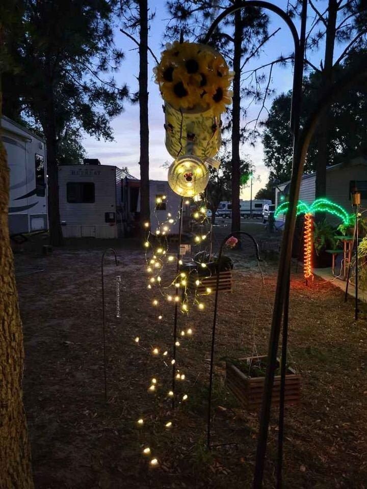 Garden Decorations Decors yard patio lights lightup | Etsy