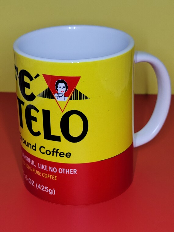 Cafe Bustelo Coffee Mug: 12 Oz. Ceramic Mug for Latinos - Etsy Israel