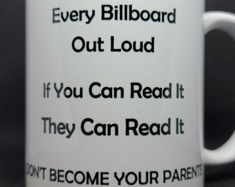 Dr. Rick Coffee Mug: Billboard Readers - Progressive Commercial