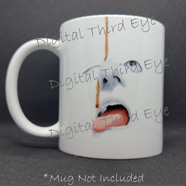 Lick the Drip Sublimation Mug Templates - Digital Download - Cricut Mug Press Sublimation Wrap - Mug Design PNG - 300 DPI