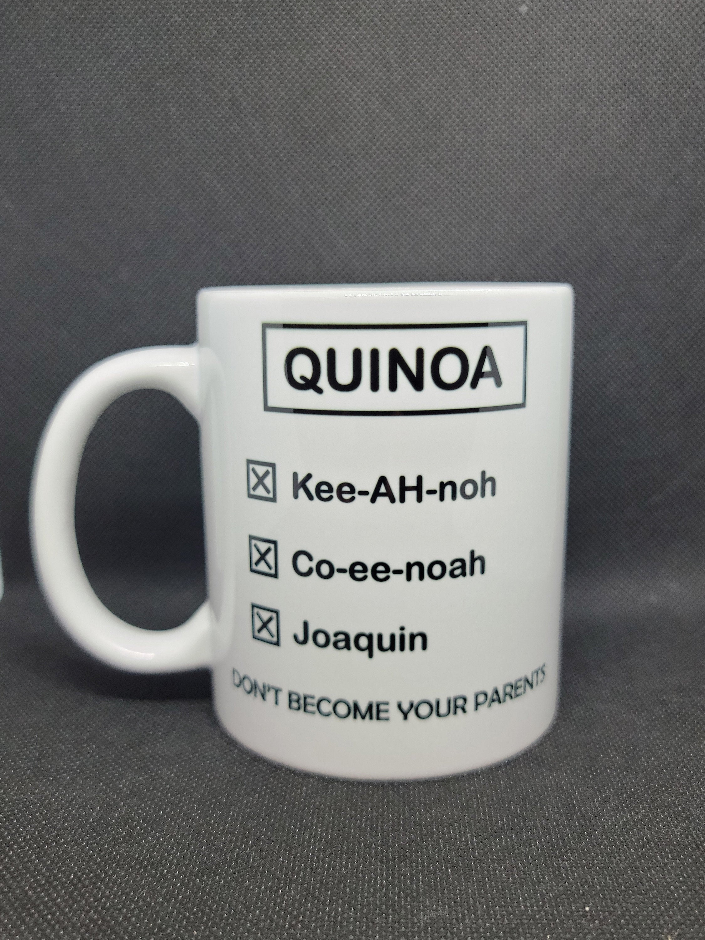 12 Oz. Dr. Rick Coffee Mug / Tea Mug Quinoa progressive Commercial