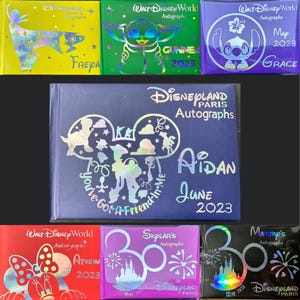 Personalised Autograph Book for Disney Vacation Character Meet & Greets