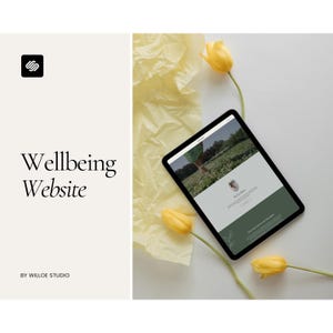 Wellbeing Coach Squarespace Template: Editable Website Design for Coaches