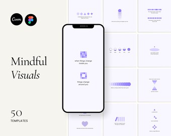 Mindful Visuals, Mindfulness Quotes, Spiritual Coach, Instagram Template, Canva, Spiritual Quotes, Life Coach, Mindset Coach, Coaching