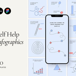 This editable Instagram template pack for Canva contains 320 mental health posts, therapy posts, self-help posts, self-love posts, and self-care posts, designed to educate, inspire, and motivate your audience. Perfect for therapists and counselors.