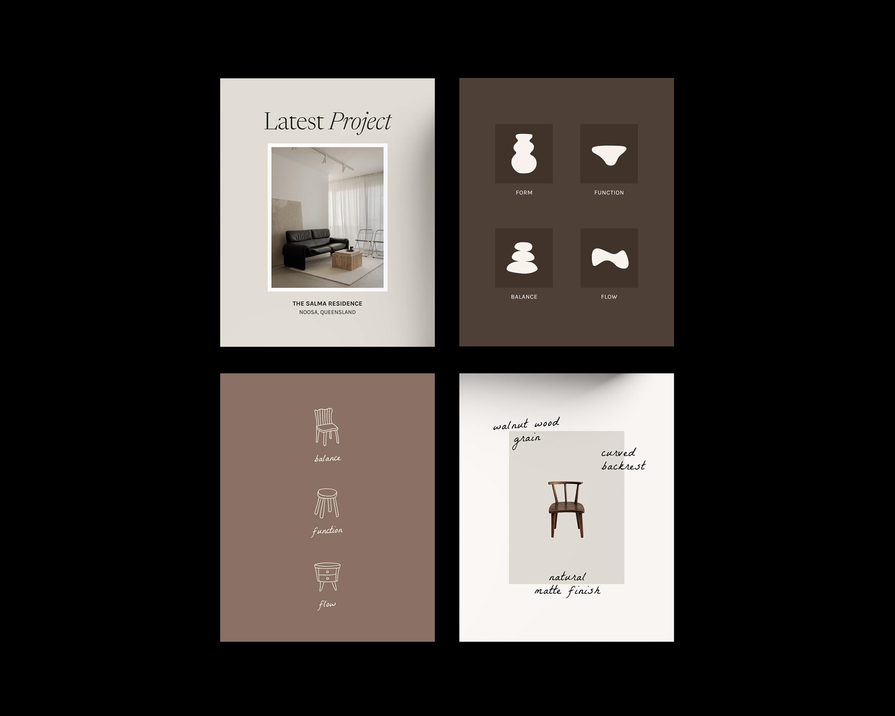 Interior Designer Instagram Templates Canva | 130 Social Media Posts ...