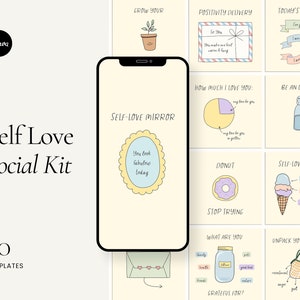 This editable Instagram template pack contains 320 mental health posts, therapy posts, self-help posts, self-love posts, and self-care posts, designed to educate, inspire, and motivate your audience. Perfect for therapists and counselors.