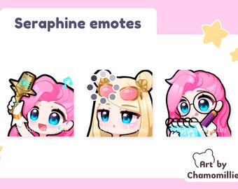 League of Legends Seraphine Twitch emote pack