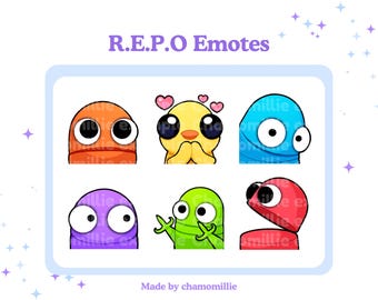 R.E.P.O Game Twitch Emotes Meme Emojis