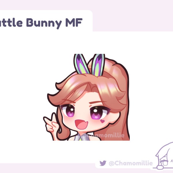 League of Legends Battle Bunny Miss Fortune Twitch emote