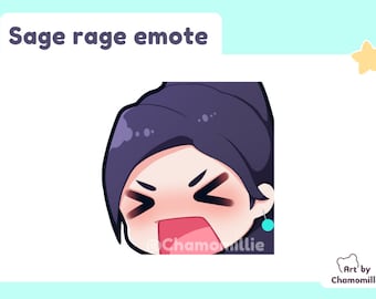 Valorant Sage raiva Twitch emote