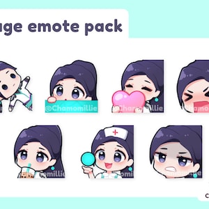 Valorant Sage Twitch emote pack