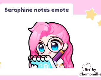 League of Legends Seraphine notes Twitch emote