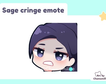 Valorant Sage encolhe o emote Twitch