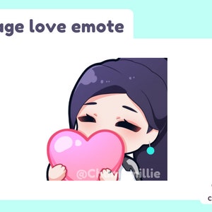 Valorant Sage love heart Twitch emote