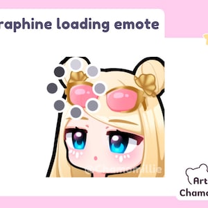 League of Legends Seraphine loading Twitch emote