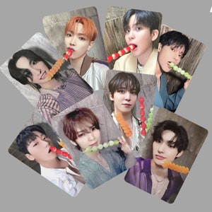 Ateez Golden Hour Tanghulu-versie fotokaarten Geboorteplaats