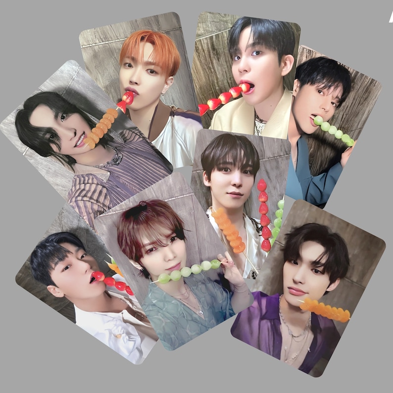 Ateez Golden Hour Tanghulu Version Photocards POB - Etsy