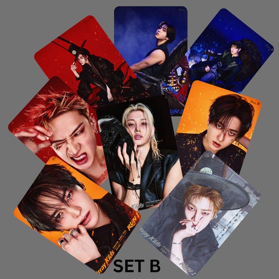 Stray Kids SKZ Run It Concept Photocards 2 Vers -preorder - Etsy