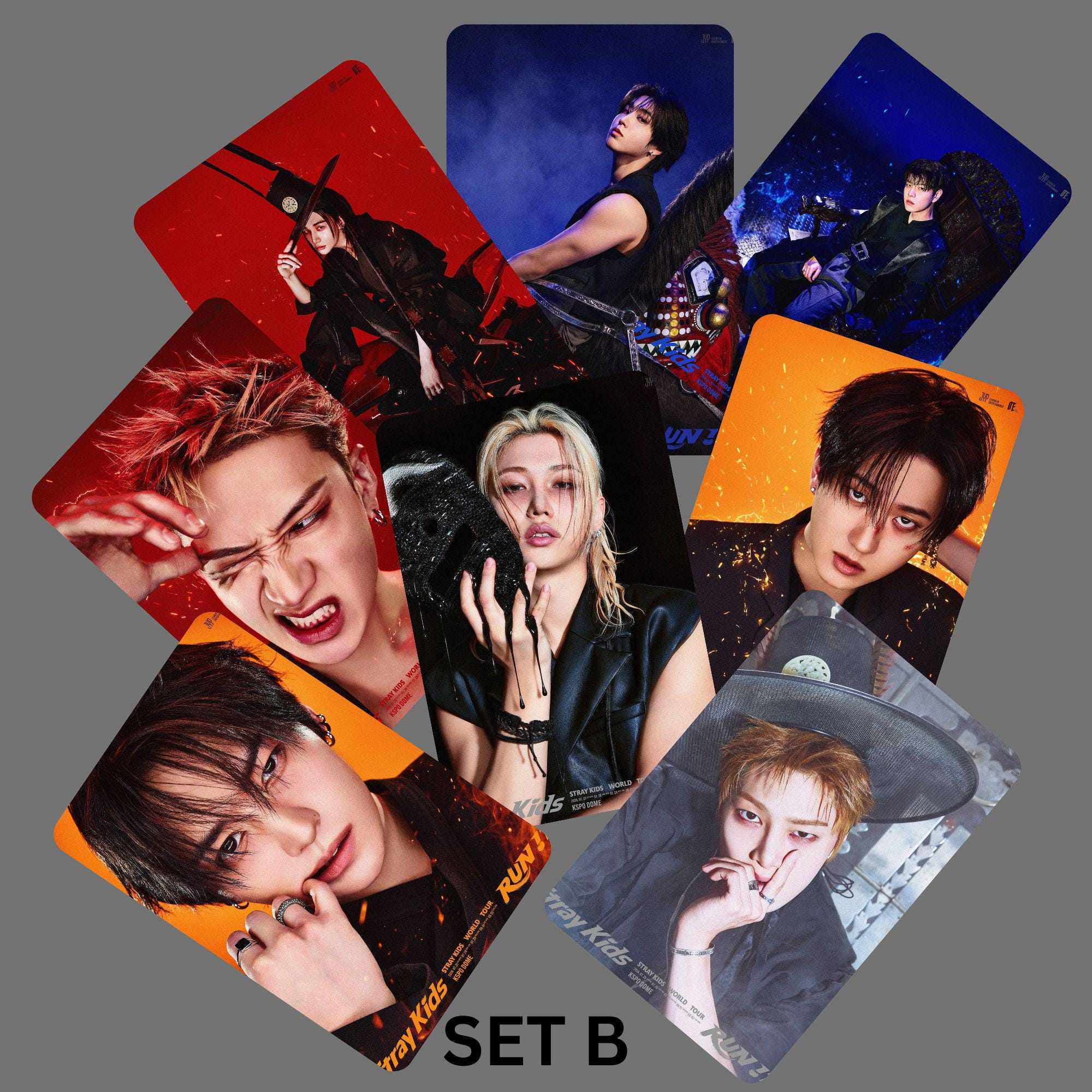 Stray Kids SKZ Run It Concept Photocards 2 Vers -preorder - Etsy