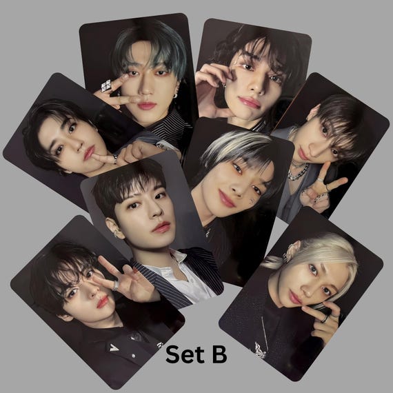 B★VERSE K-POP カードセット Stray Kids SKZ HOP Photocards Set Accordion 2 Versions -preorder