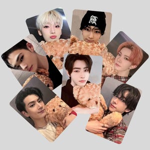 Conjunto de cartões fotográficos K-Pop Teddy Bear Yzy