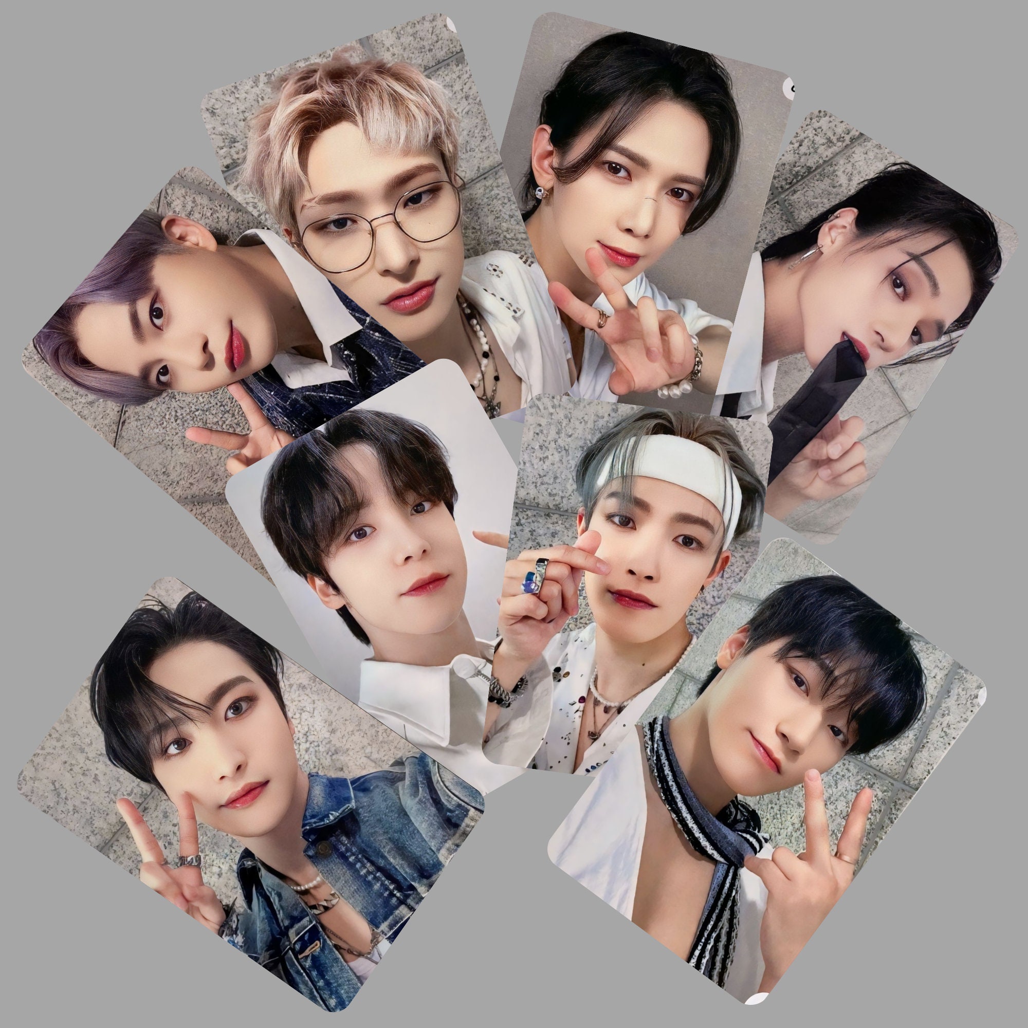 ateez minirecord ribbon コンプリート コールカード Ateez minirecord - Etsy 日本