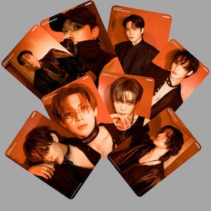 Tarjetas fotográficas conceptuales de la tercera parte de la Hora Dorada de Ateez (versión 3)