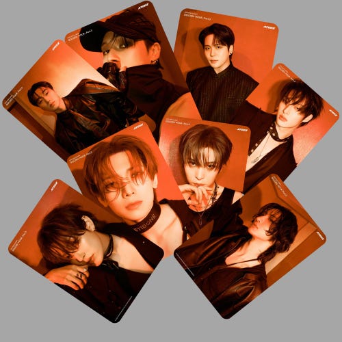 Ateez Fansign Chocolate Ver Photocards -preorder - Etsy
