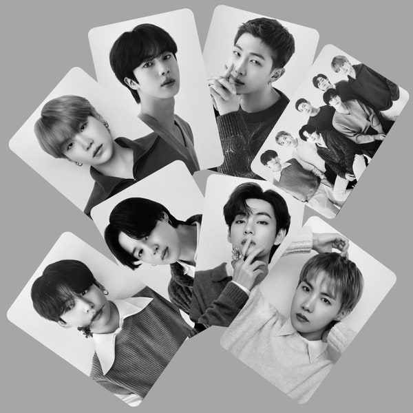 BTS Monochrome Photocards Set