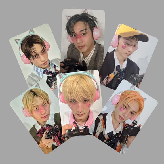P1harmony EX Photocards Player -preorder - Etsy