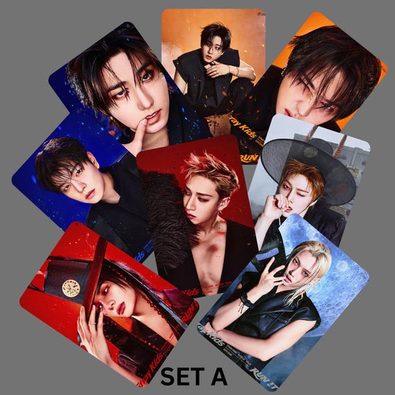Stray Kids SKZ Run It Concept Photocards 2 Vers -preorder - Etsy