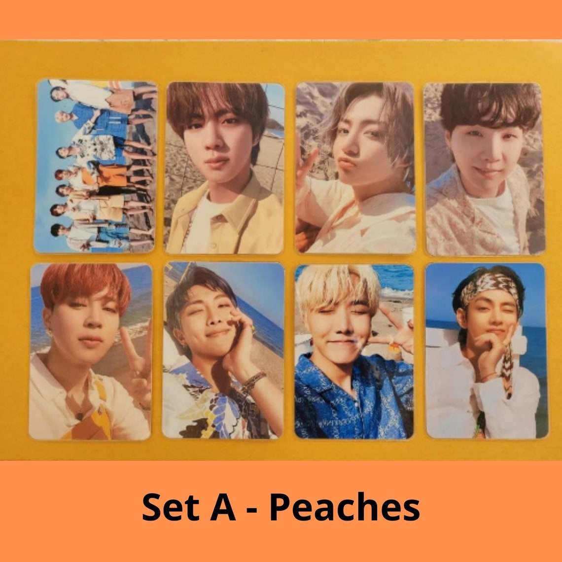 BTS Butter Peaches and Cream Version Photocards Etsy