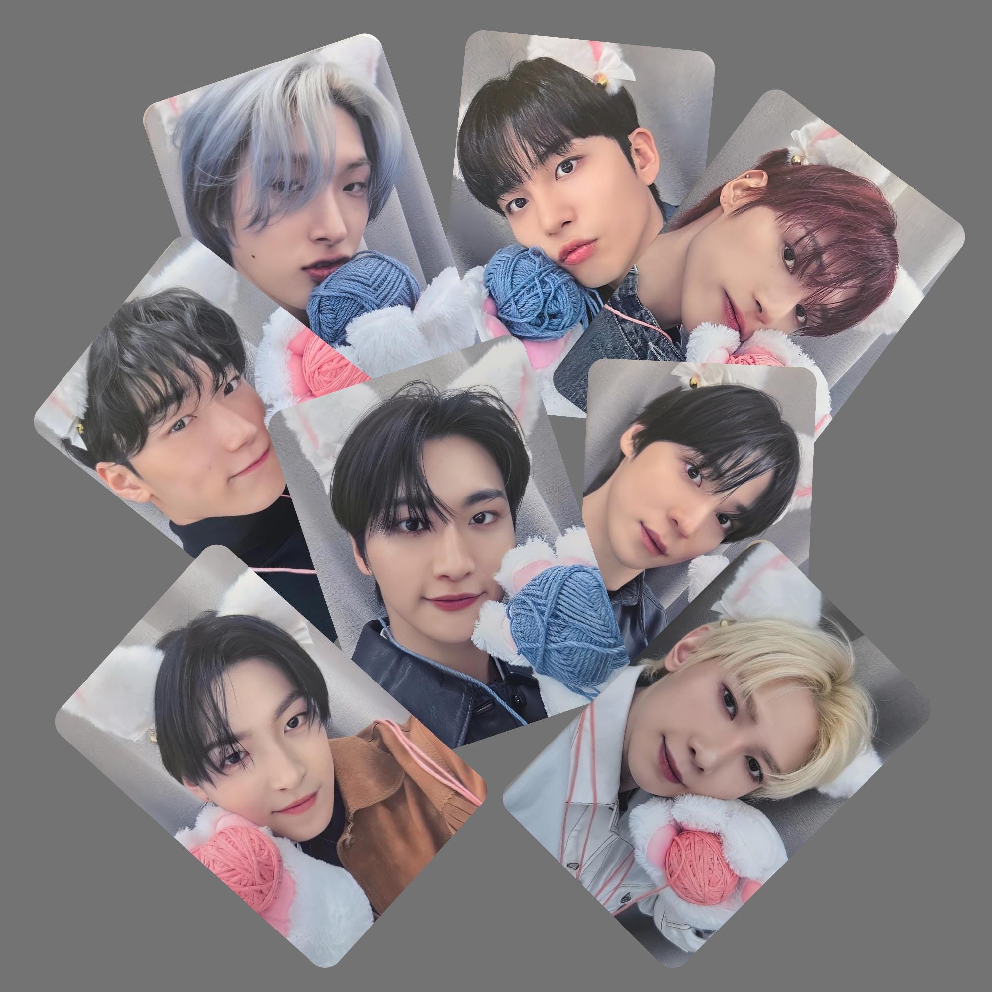 Ateez Golden Hour Pt 4 Photocards Luckydraw Cat Ear Vers -preorder