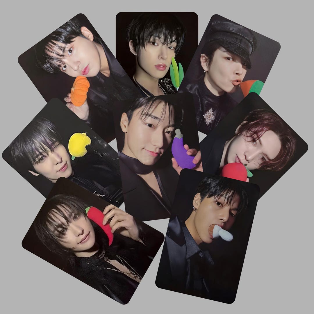 Ateez Golden Hour Pt 3 Veggie Vers Photocards Pob -preorder - Etsy